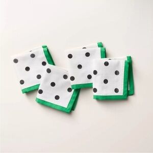 Kate Spade Polka Dot Cocktails Napkins (4)